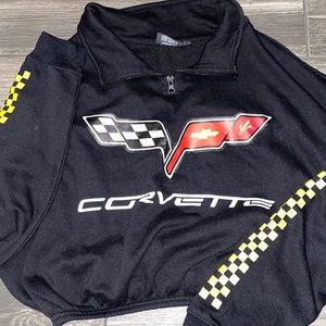 Cropped corvette shirt